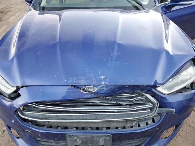 3FA6P0H74DR262249 - 2013 FORD FUSION SE BLUE photo 11