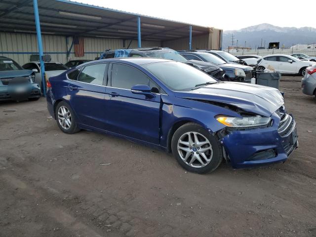 3FA6P0H74DR262249 - 2013 FORD FUSION SE BLUE photo 4