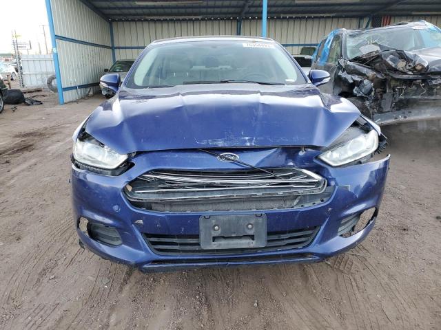 3FA6P0H74DR262249 - 2013 FORD FUSION SE BLUE photo 5