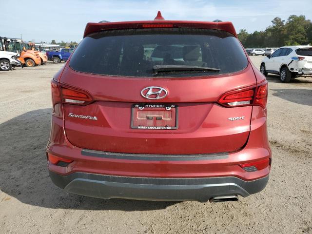 5XYZU3LB7HG418135 - 2017 HYUNDAI SANTA FE S RED photo 6