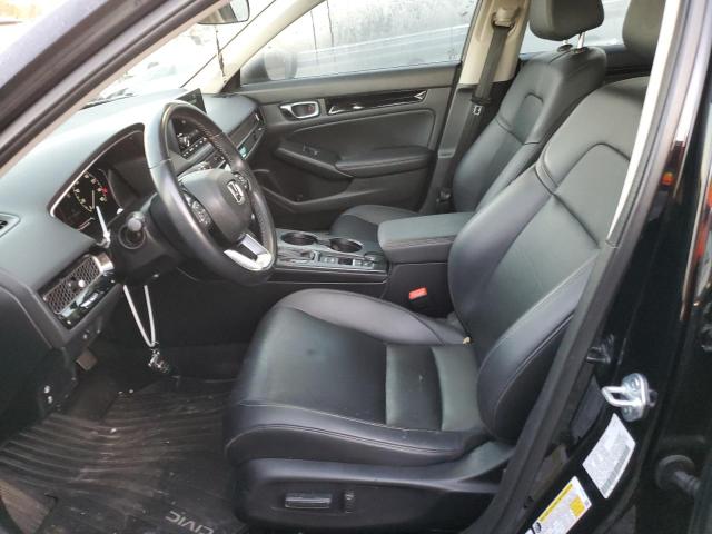 19XFL1H76NE015707 - 2022 HONDA CIVIC EXL შავი ფოტო 7