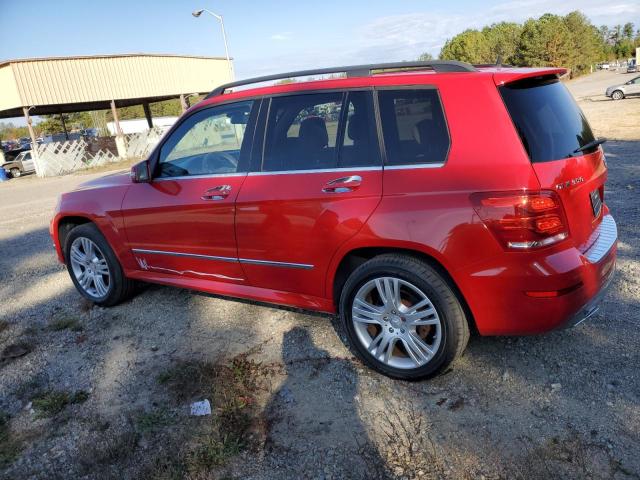 WDCGG5HBXEG207436 - 2014 MERCEDES-BENZ GLK 350 RED photo 2