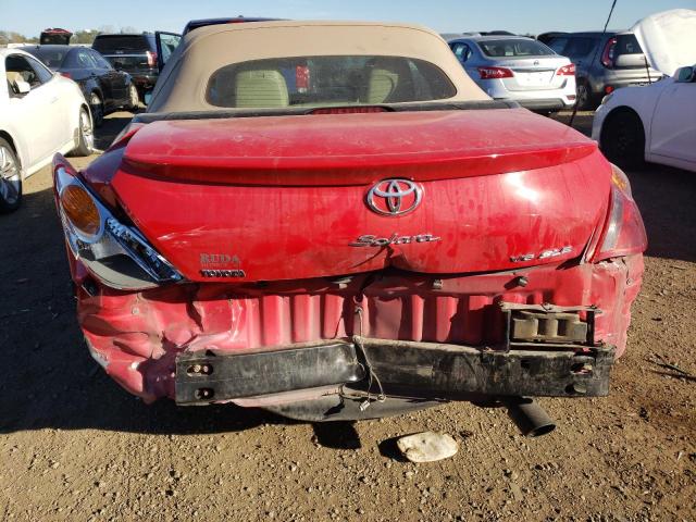 4T1FA38P26U088279 - 2006 TOYOTA CAMRY SOLA SE RED photo 6