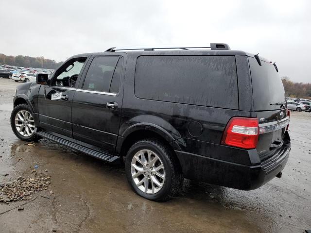 1FMJK1KT0HEA55389 - 2017 FORD EXPEDITION EL LIMITED BLACK photo 2