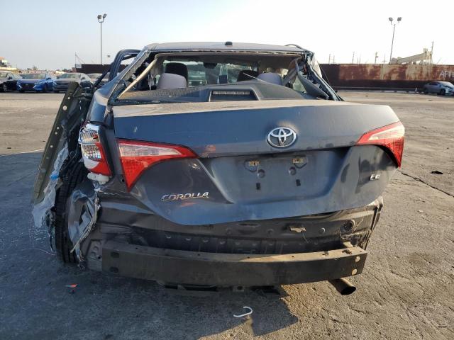 5YFBURHE4HP641316 - 2017 TOYOTA COROLLA L GRAY photo 6