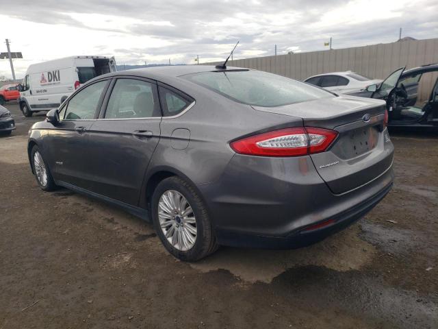 3FA6P0UU5ER317174 - 2014 FORD FUSION S HYBRID GRAY photo 2