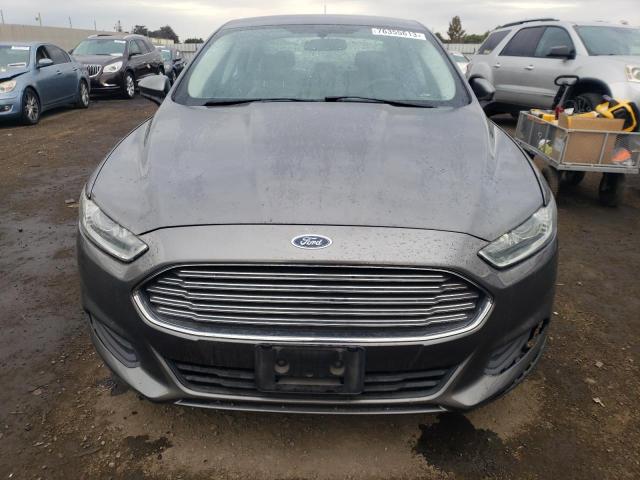 3FA6P0UU5ER317174 - 2014 FORD FUSION S HYBRID GRAY photo 5