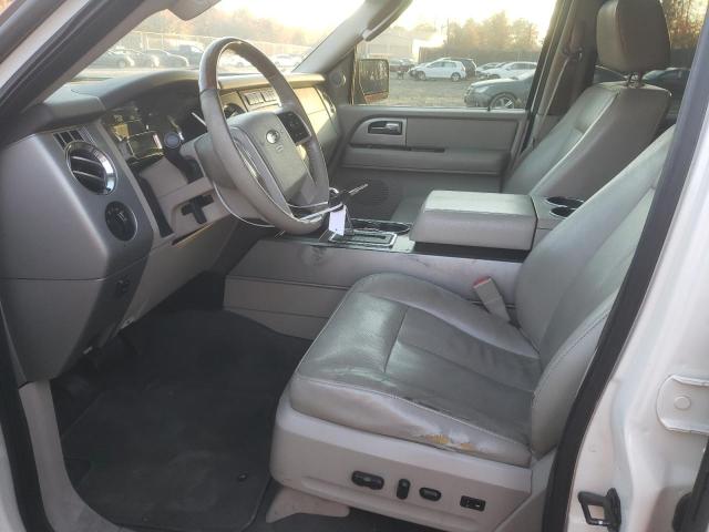 1FMFK20548LA62616 - 2008 FORD EXPEDITION EL LIMITED WHITE photo 7