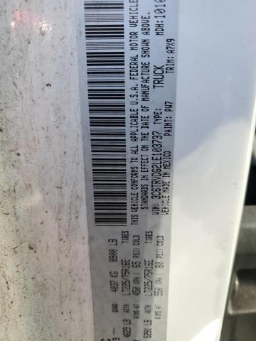 3C6TRVDG2LE103737 - 2020 RAM PROMASTER 2500 HIGH Weiß Foto 12