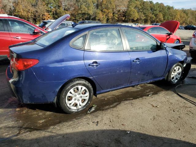 KMHDU4AD9AU103051 - 2010 HYUNDAI ELANTRA BLUE BLUE photo 3