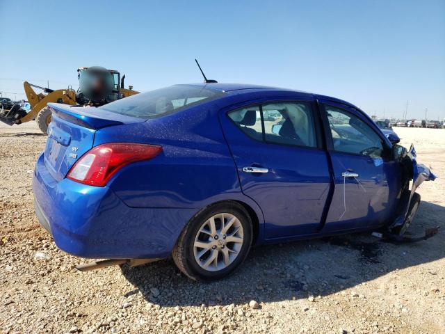 3N1CN7AP1HL825873 - 2017 NISSAN VERSA S BLUE photo 3