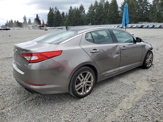 5XXGR4A64DG125876 - 2013 KIA OPTIMA SX GRAY photo 3