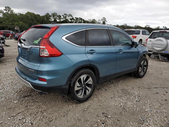 5J6RM3H95FL022240 - 2015 HONDA CR-V TOURING TEAL photo 3