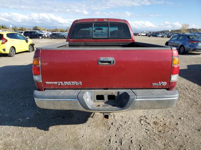 5TBRT34152S235182 - 2002 TOYOTA TUNDRA ACCESS CAB წითელი ფოტო 6