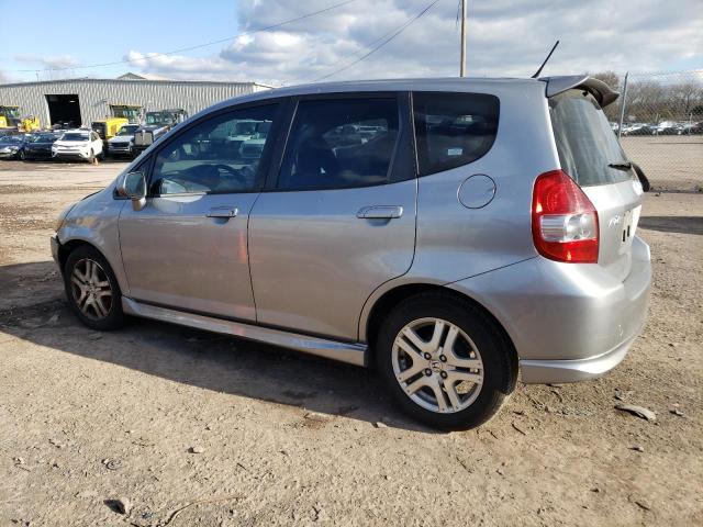 JHMGD38667S052842 - 2007 HONDA FIT S SILVER photo 2