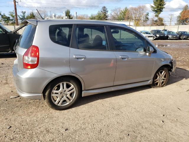 JHMGD38667S052842 - 2007 HONDA FIT S SILVER photo 3