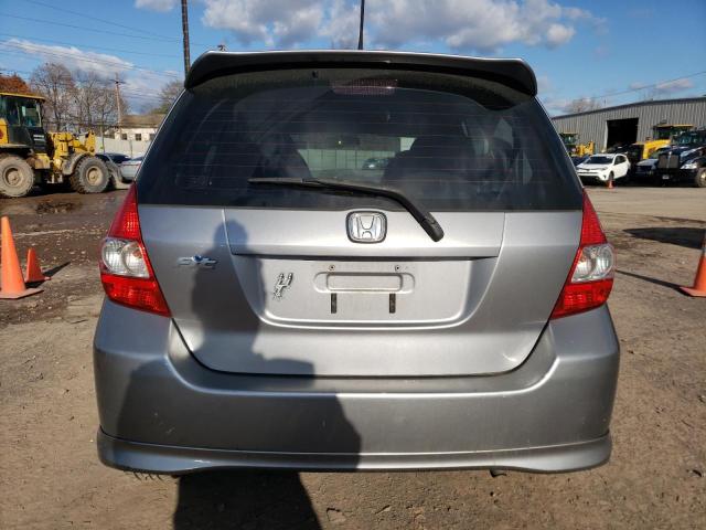 JHMGD38667S052842 - 2007 HONDA FIT S SILVER photo 6