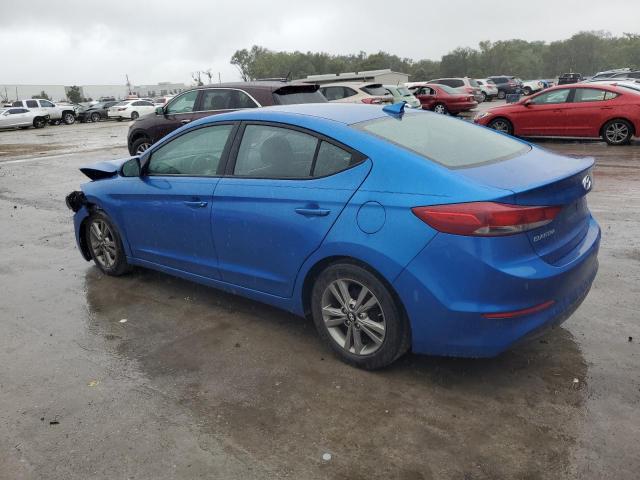 5NPD84LF5HH137015 - 2017 HYUNDAI ELANTRA SE BLUE photo 2