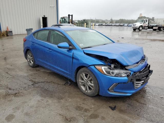 5NPD84LF5HH137015 - 2017 HYUNDAI ELANTRA SE BLUE photo 4