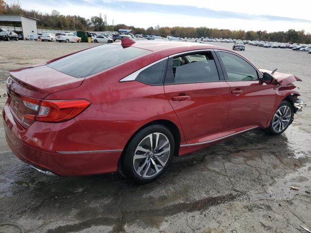 1HGCV3F40MA010412 - 2021 HONDA ACCORD HYBRID EX MAROON photo 3