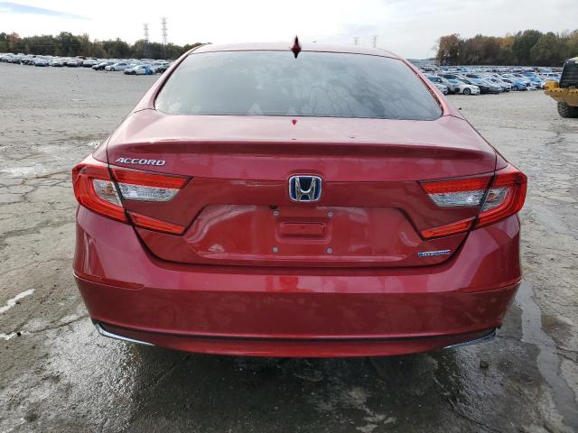 1HGCV3F40MA010412 - 2021 HONDA ACCORD HYBRID EX MAROON photo 6