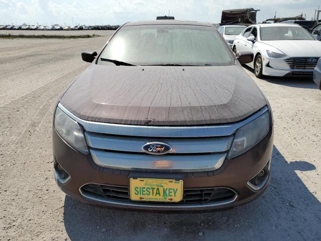 3FAHP0JA8CR174883 - 2012 FORD FUSION SEL MAROON photo 5