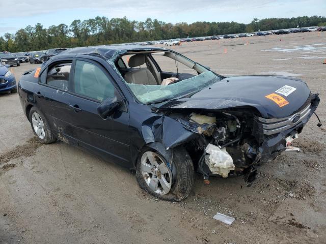 3FAHP07Z68R274601 - 2008 FORD FUSION SE BLUE photo 4