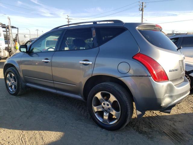 JN8AZ08T05W323823 - 2005 NISSAN MURANO SL GRAY photo 2