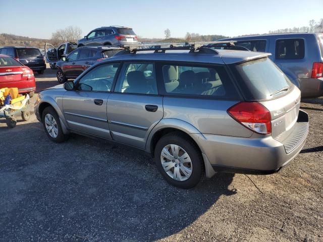 4S4BP60C496336788 - 2009 SUBARU OUTBACK SILVER photo 2