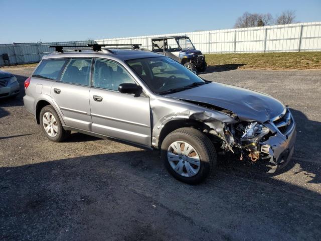 4S4BP60C496336788 - 2009 SUBARU OUTBACK SILVER photo 4