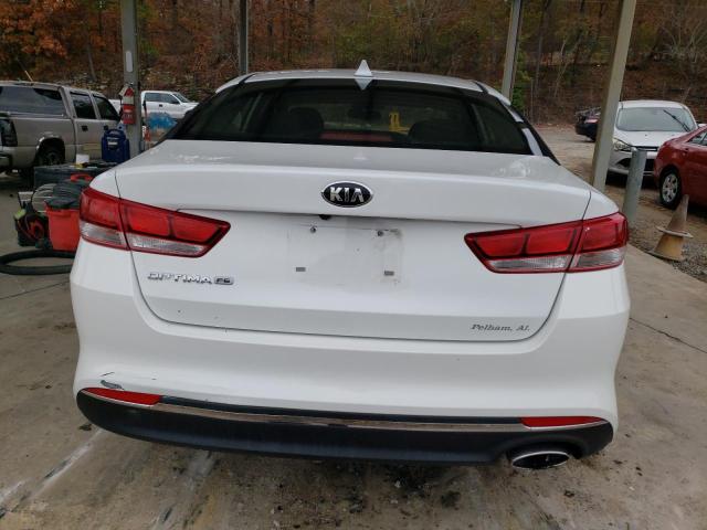 5XXGT4L38JG180072 - 2018 KIA OPTIMA LX WHITE photo 6