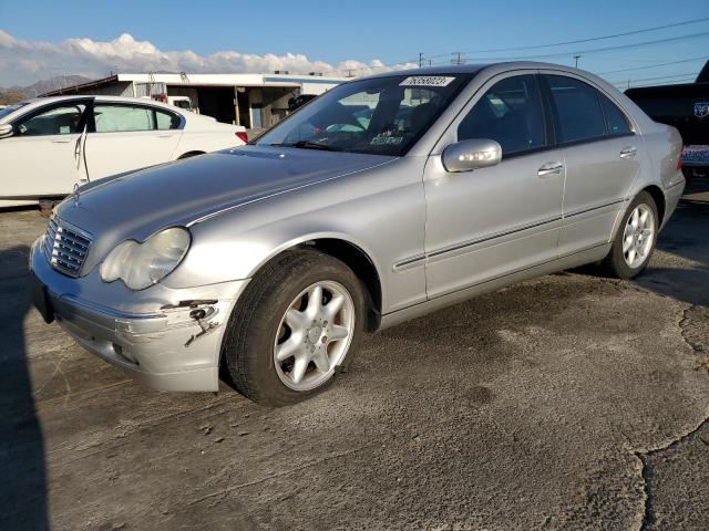 WDBRF61J93A539195 - 2003 MERCEDES-BENZ C 240 SILVER photo 1