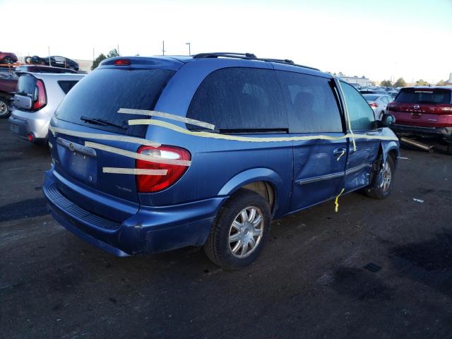 2A4GP54L87R236045 - 2007 CHRYSLER TOWN & COU TOURING BLUE photo 3