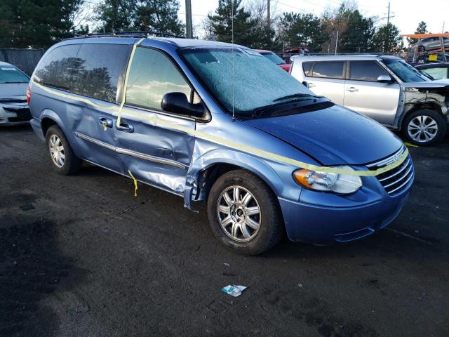 2A4GP54L87R236045 - 2007 CHRYSLER TOWN & COU TOURING BLUE photo 4