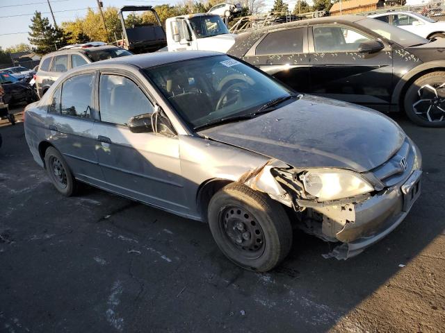 1HGES16315L018473 - 2005 HONDA CIVIC DX VP GRAY photo 4