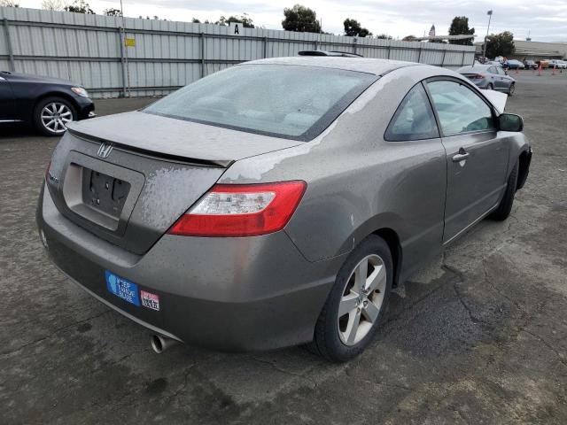 2HGFG12877H580465 - 2007 HONDA CIVIC EX GRAY photo 3