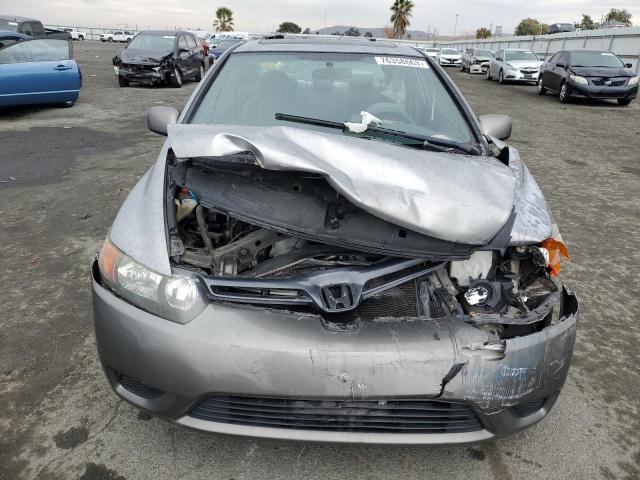 2HGFG12877H580465 - 2007 HONDA CIVIC EX GRAY photo 5