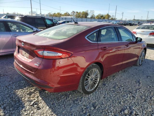 3FA6P0HD8ER176644 - 2014 FORD FUSION SE RED photo 3