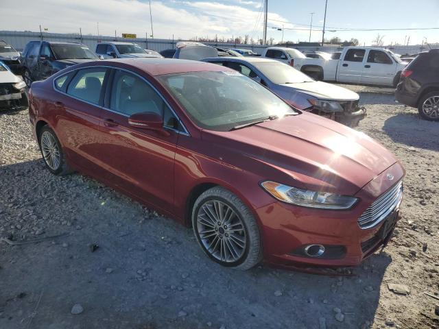 3FA6P0HD8ER176644 - 2014 FORD FUSION SE RED photo 4