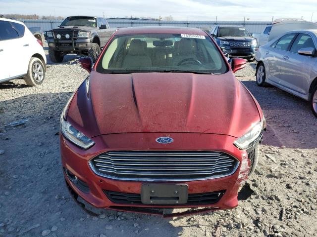 3FA6P0HD8ER176644 - 2014 FORD FUSION SE RED photo 5