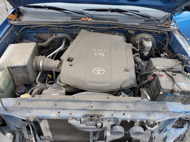 5TEJU62N07Z388863 - 2007 TOYOTA TACOMA DOUBLE CAB PRERUNNER BLUE photo 11