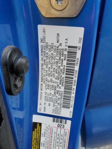 5TEJU62N07Z388863 - 2007 TOYOTA TACOMA DOUBLE CAB PRERUNNER BLUE photo 13