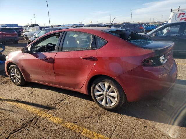 1C3CDFBB6ED913840 - 2014 DODGE DART SXT RED photo 2