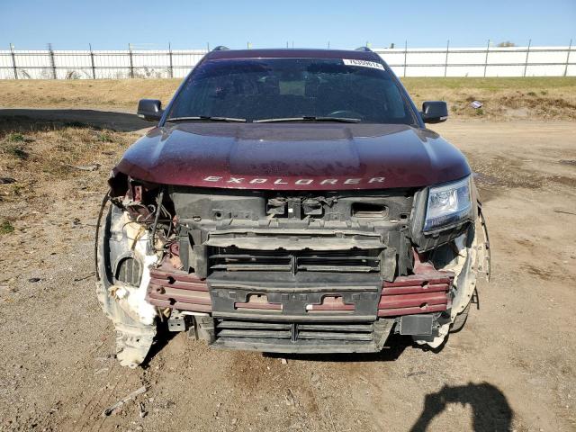 1FM5K8D89JGA33002 - 2018 FORD EXPLORER XLT MAROON photo 5