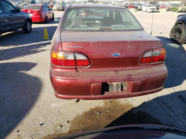 1G1ND52J33M579164 - 2003 CHEVROLET MALIBU MAROON photo 6