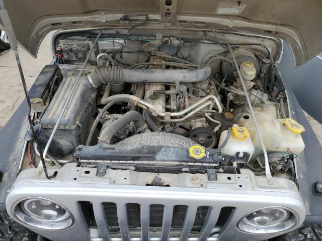 1J4FA39S24P733901 - 2004 JEEP WRANGLER X SILVER photo 11