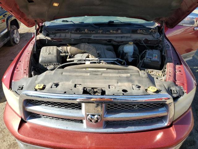 1D7RV1GT5AS140328 - 2010 DODGE RAM 1500 MAROON photo 11