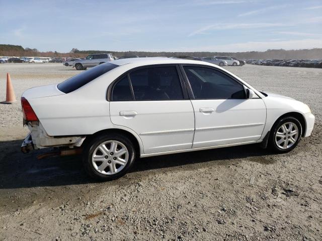 2HGES26863H537594 - 2003 HONDA CIVIC EX WHITE photo 3