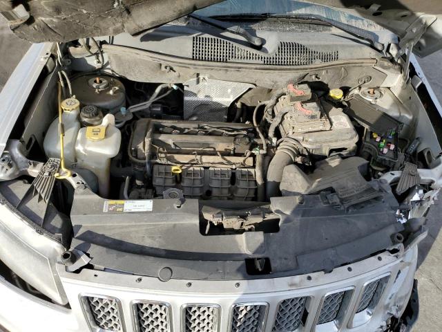 1C4NJCEB1ED507892 - 2014 JEEP COMPASS LATITUDE SILVER photo 12