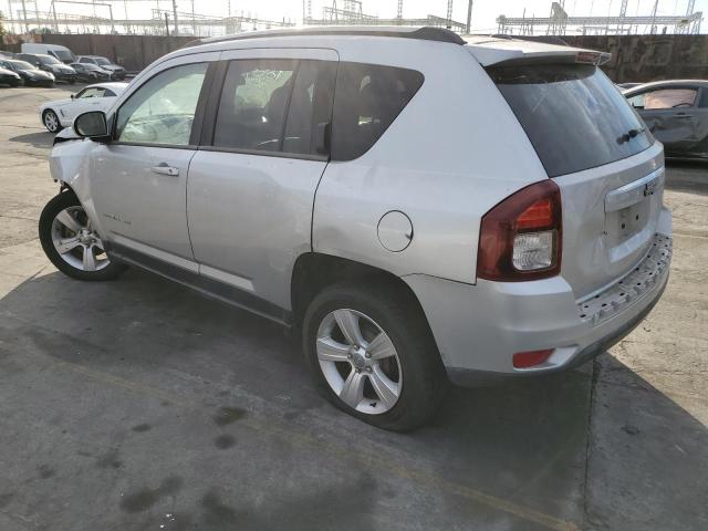 1C4NJCEB1ED507892 - 2014 JEEP COMPASS LATITUDE SILVER photo 2